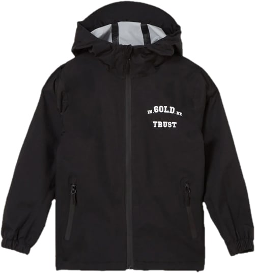 In Gold We Trust KIDS The Umbrella Jacket Zwart Zwart
