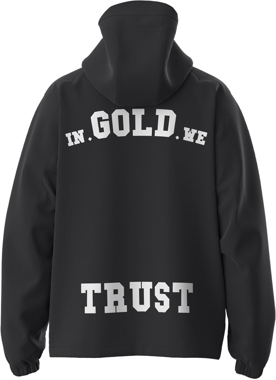 In Gold We Trust KIDS The Umbrella Jacket Zwart Zwart