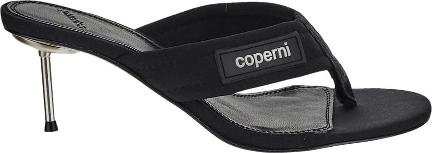 Coperni Branded Thong Sandal Zwart