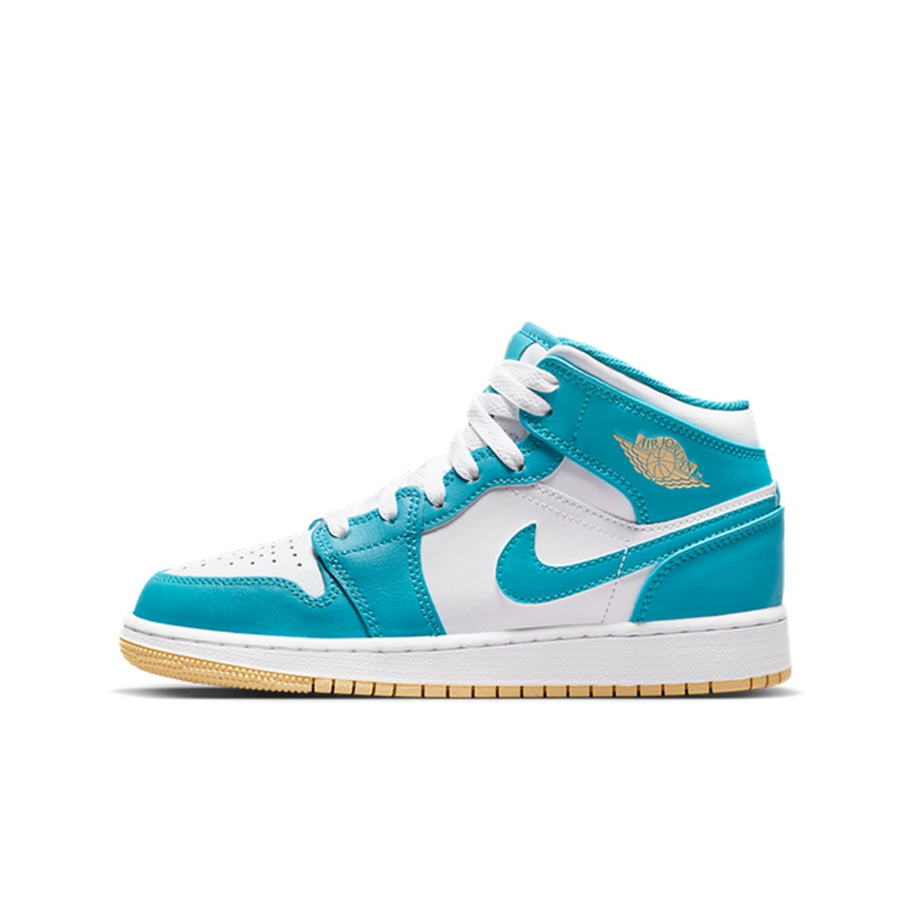 Nike Air Jordan 1 Mid Aquatone (GS) Divers
