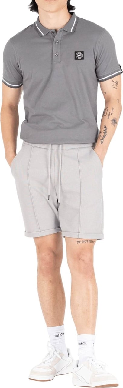 Quotrell Ithica Shorts | Taupe/black Beige