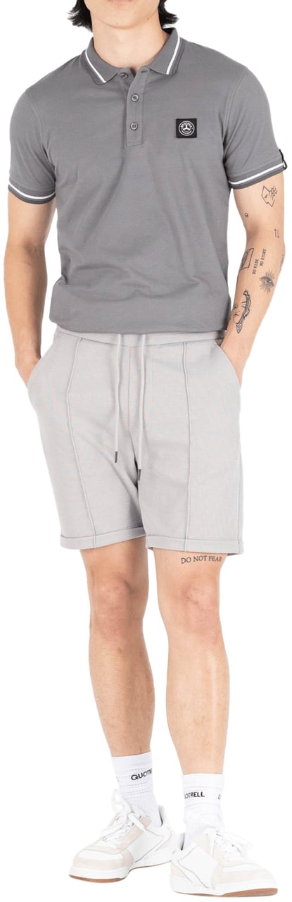 Quotrell Ithica Shorts | Taupe/black Beige
