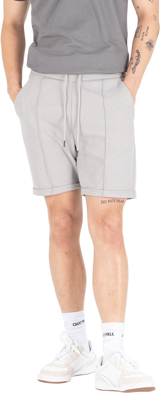 Quotrell Ithica Shorts | Taupe/black Beige