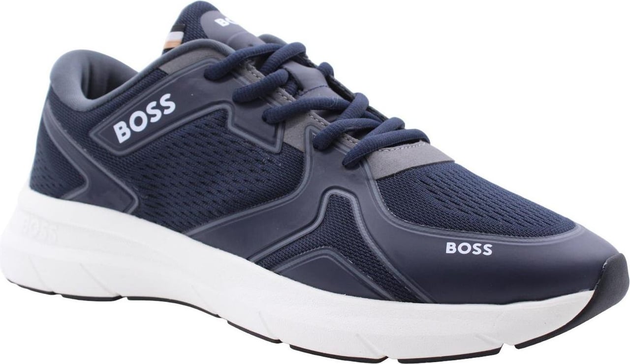 Hugo Boss Boss Sneaker Blauw Blauw