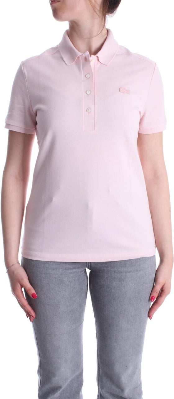 Lacoste Lacoste slim fit stretch cotton piqué polo shirt Roze