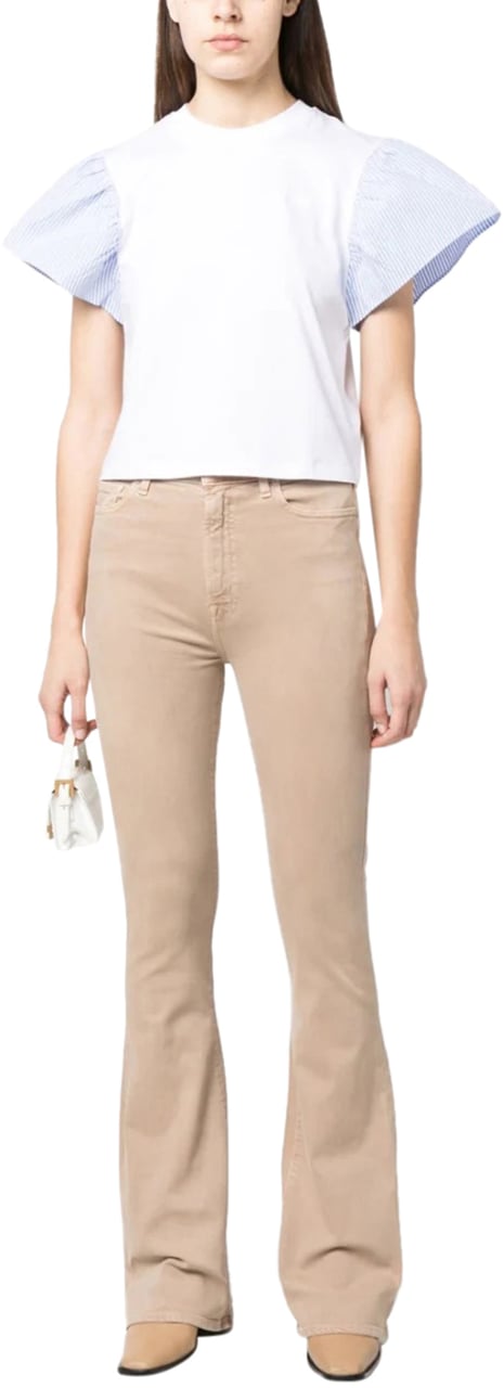 7 For All Mankind Ultra highrais skinny boot stretch Beige