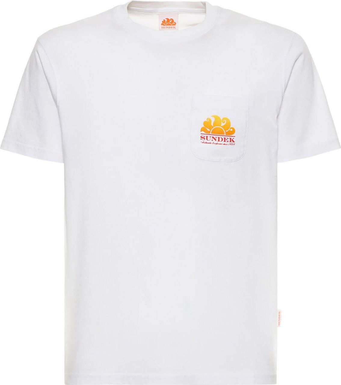 Sundek T-shirt Man New Herbert M028tej7800.00600 Wit