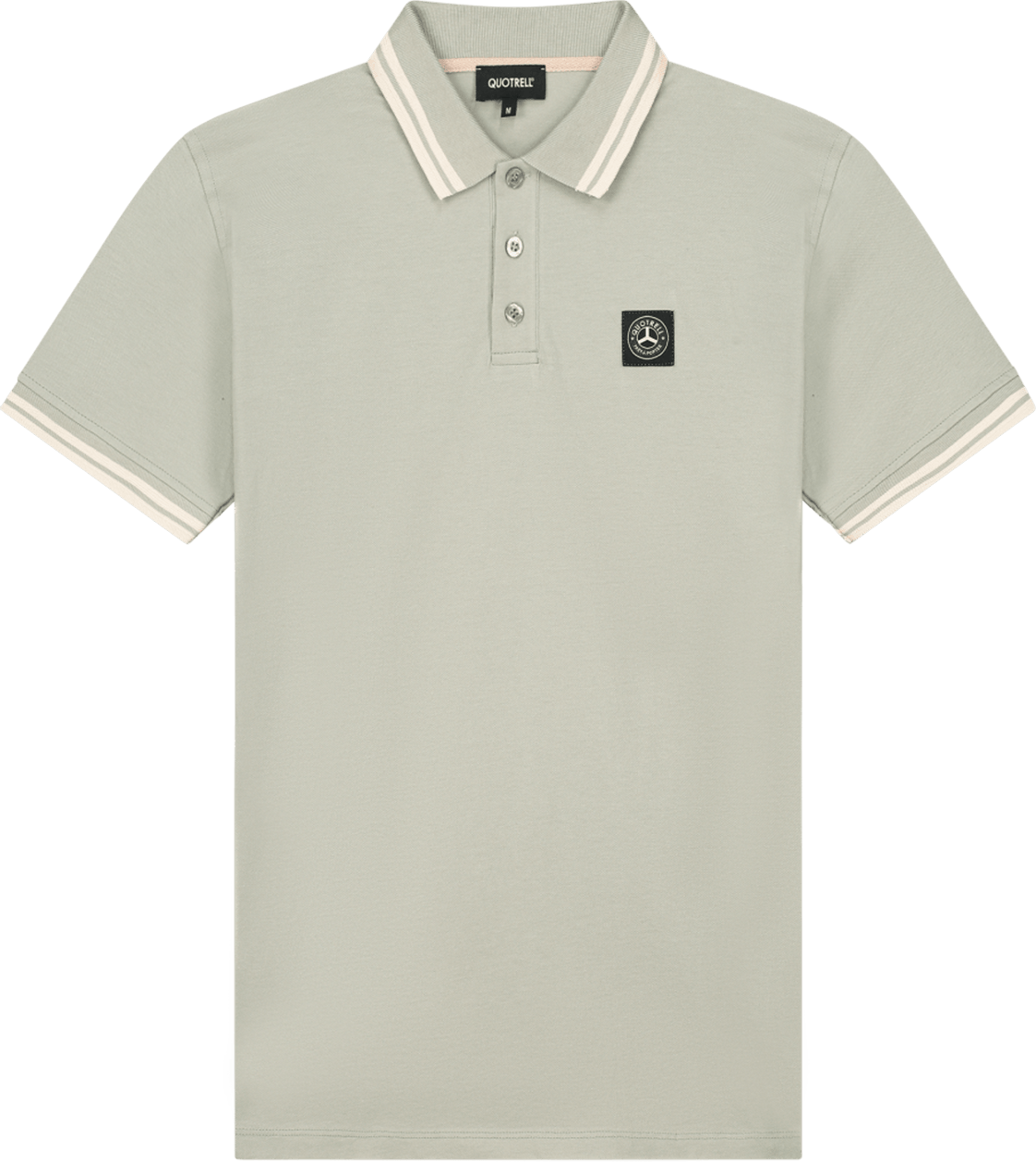 Quotrell Ithica Polo | Taupe/faded Pink Beige