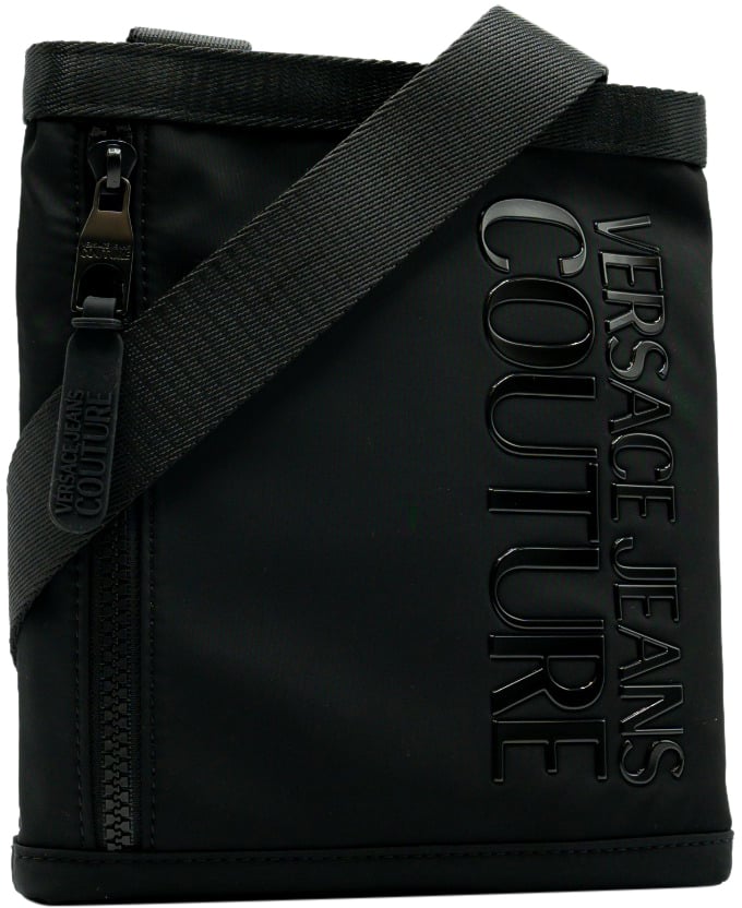 Versace Jeans Couture Range Iconic Logo Schoudertas Zwart