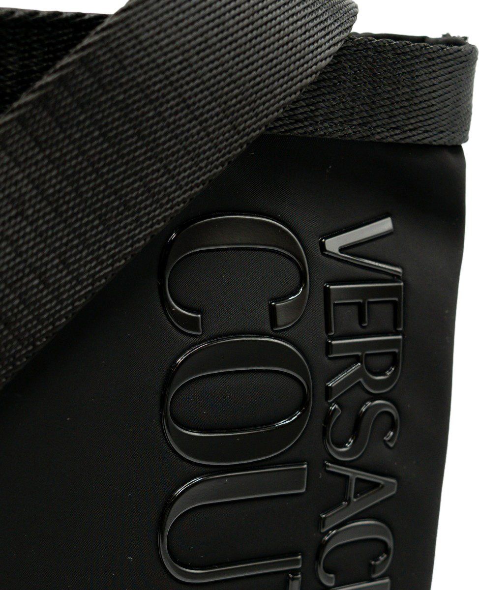 Versace Jeans Couture Range Iconic Logo Schoudertas Zwart