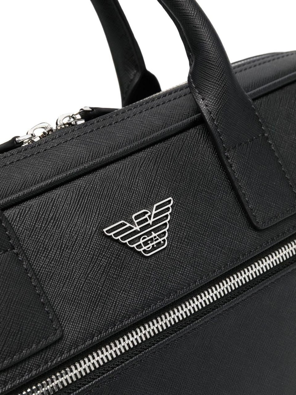 Emporio Armani Business Black Briefcase Black Zwart