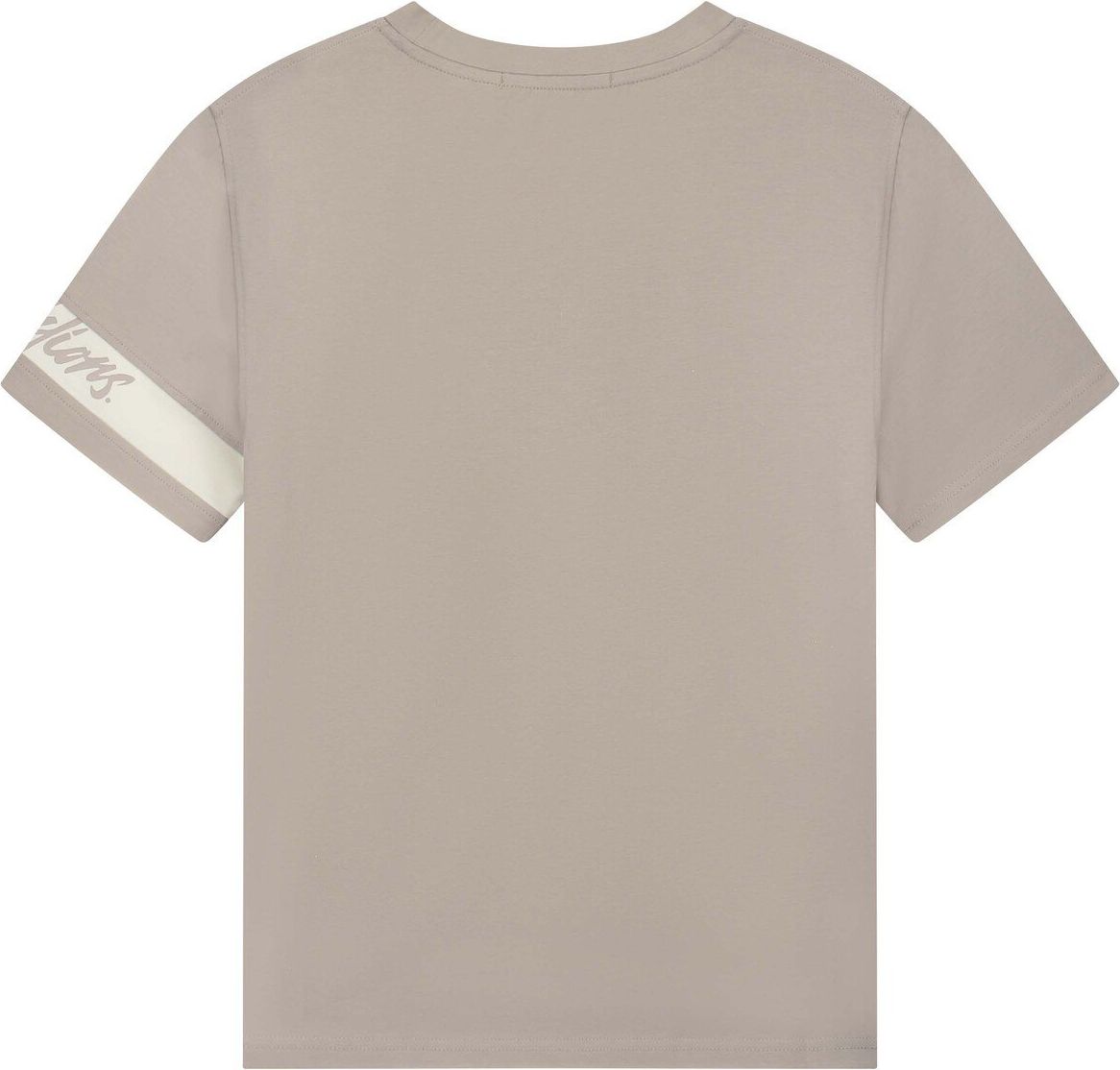 Malelions Women Captain T-Shirt - Taupe/Off-W Bruin