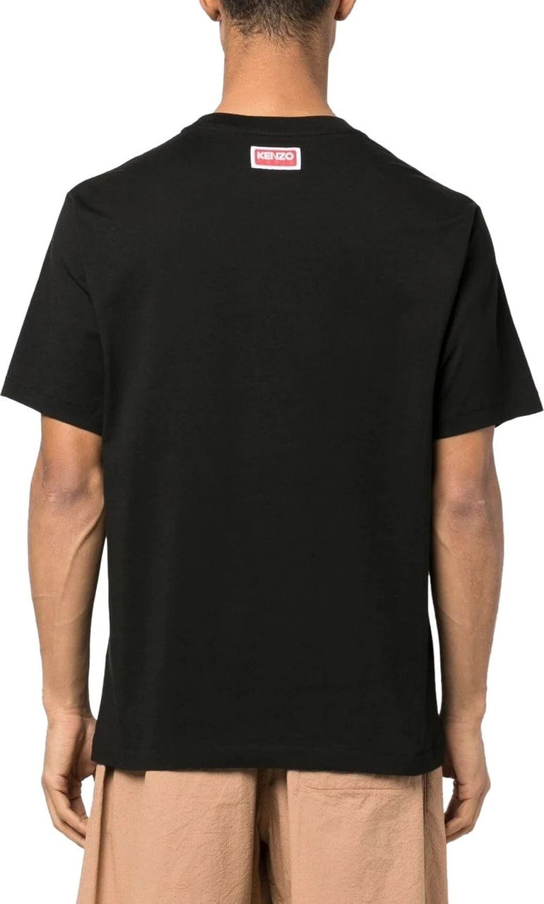 Kenzo t shirt a logo imprime 7 Zwart