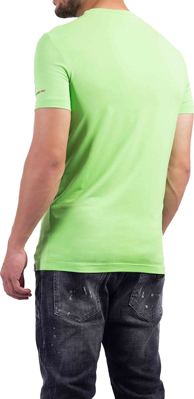 Dsquared2 Sleeve Pro Logo T-Shirt Heren Groen Groen