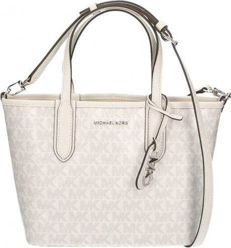 Michael Kors Eliza White Shopping Bag White Wit