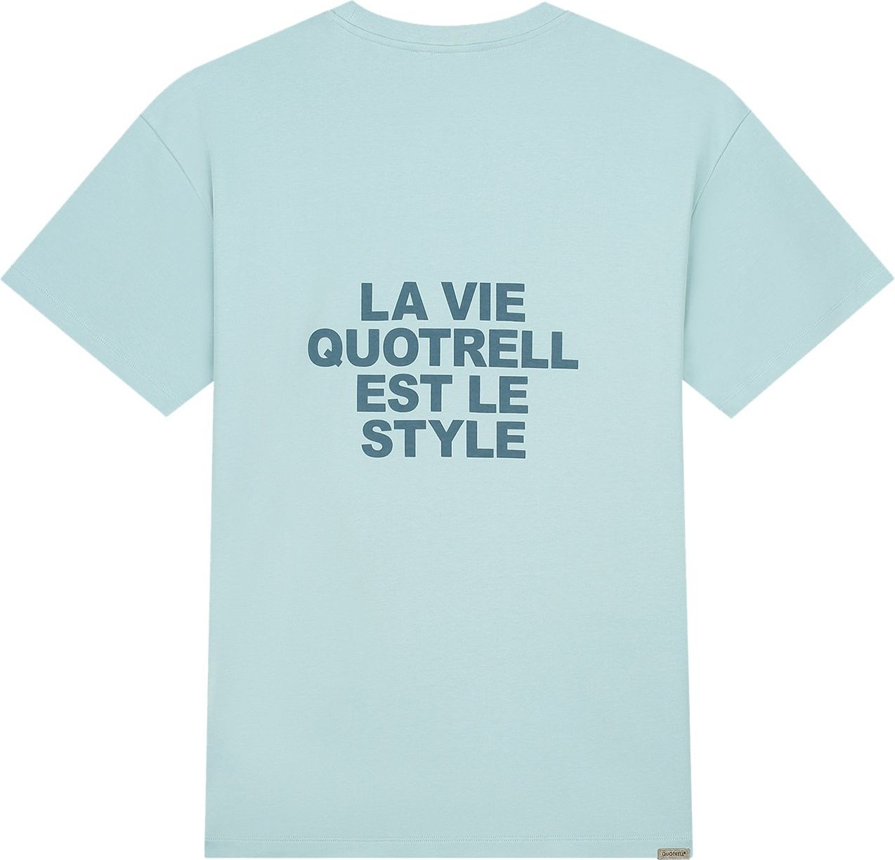 Quotrell La Vie T-shirt | Light Blue/blue Blauw