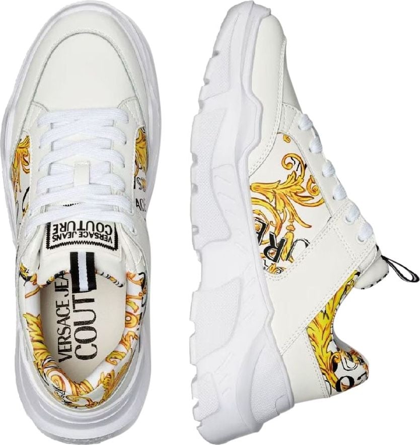 Versace Jeans Couture Versace Couture Heren Sneaker Wit 74YA3SC2-ZP252/G03 Wit