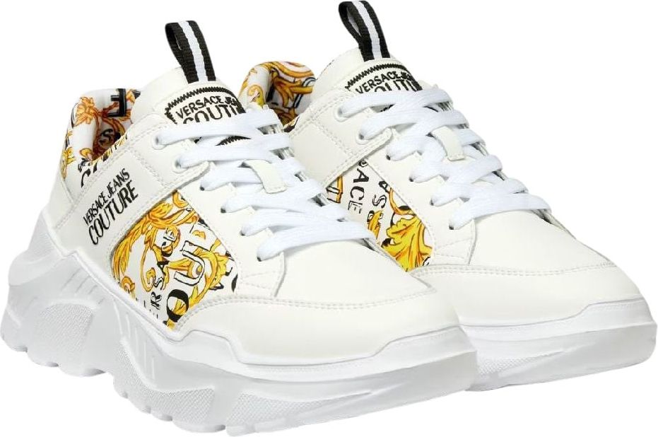 Versace Jeans Couture Versace Couture Heren Sneaker Wit 74YA3SC2-ZP252/G03 Wit