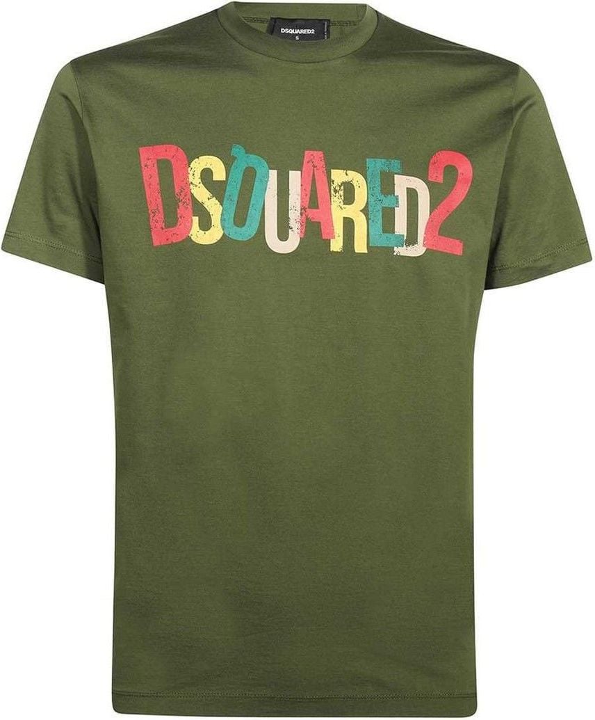 Dsquared2 T-shirts Green Groen