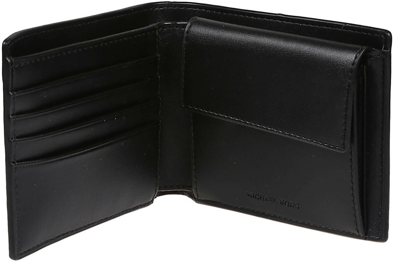 Michael Kors Hudson Wallet Black Zwart