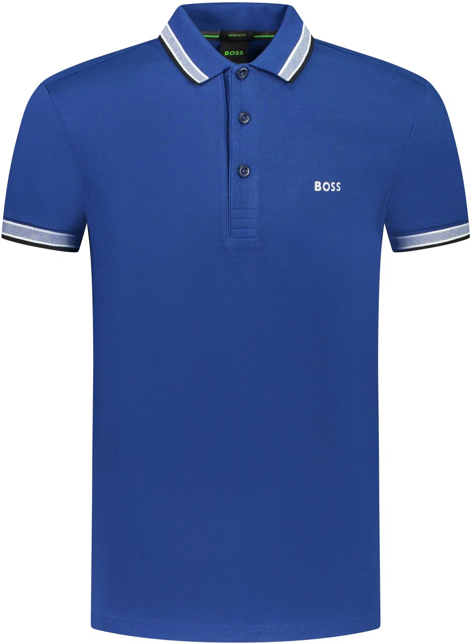 Boss Polo Blauw Blauw