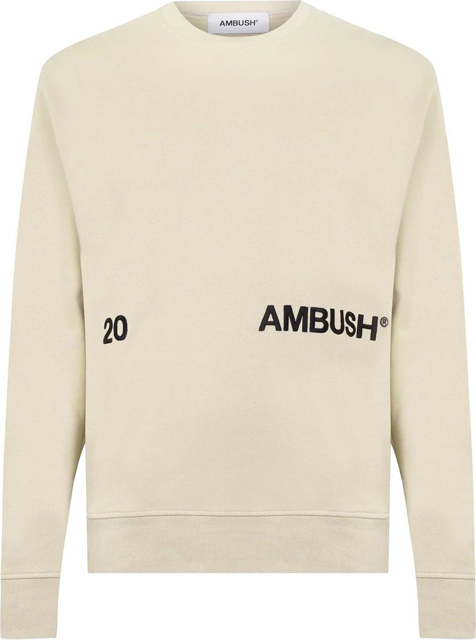 AMBUSH Ambush Logo Sweartshirt Beige