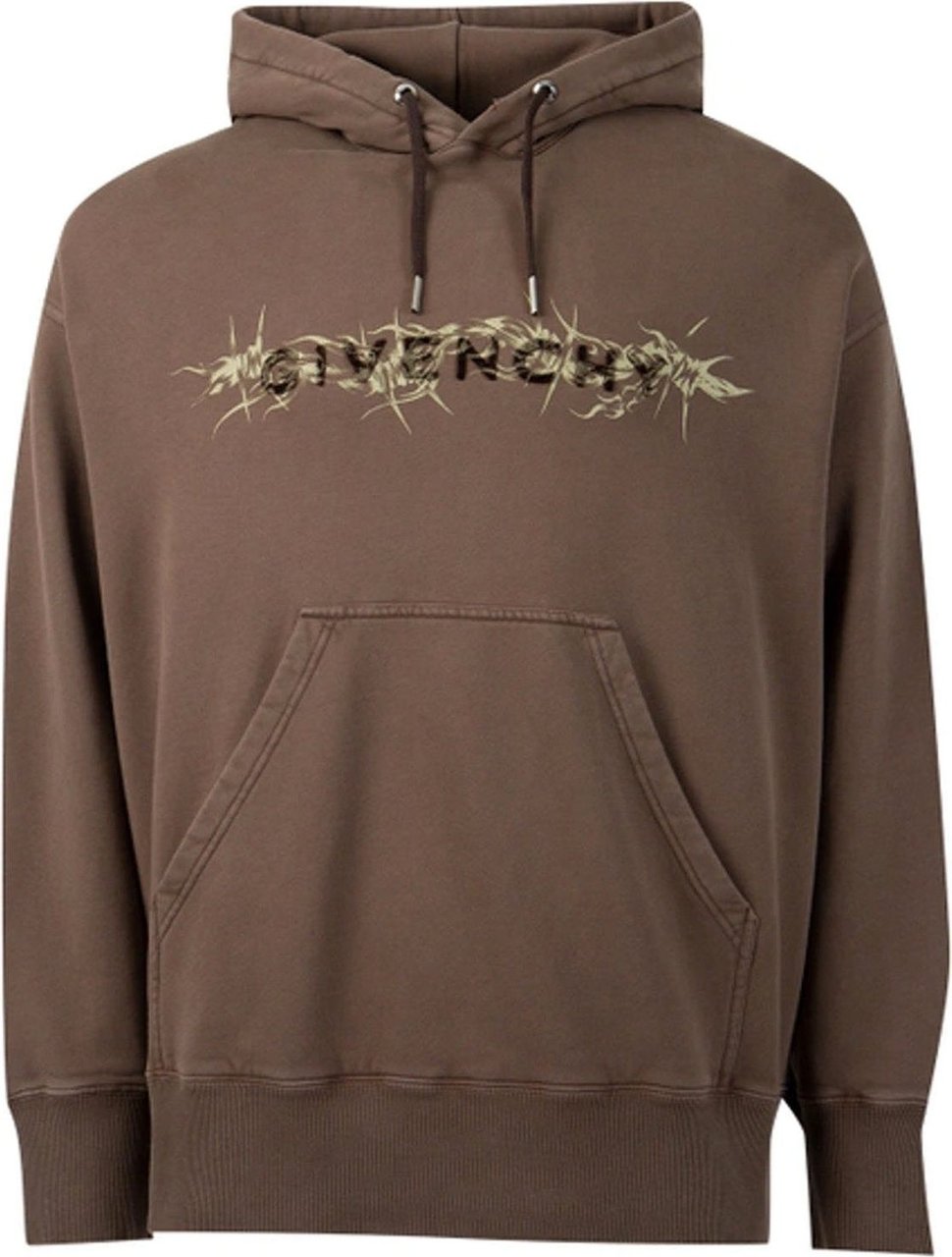 Givenchy Givenchy Logo Hooded Sweatshirt Bruin