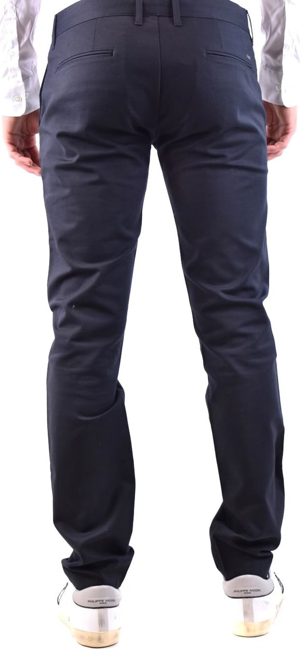 Emporio Armani Trousers Blue Blauw