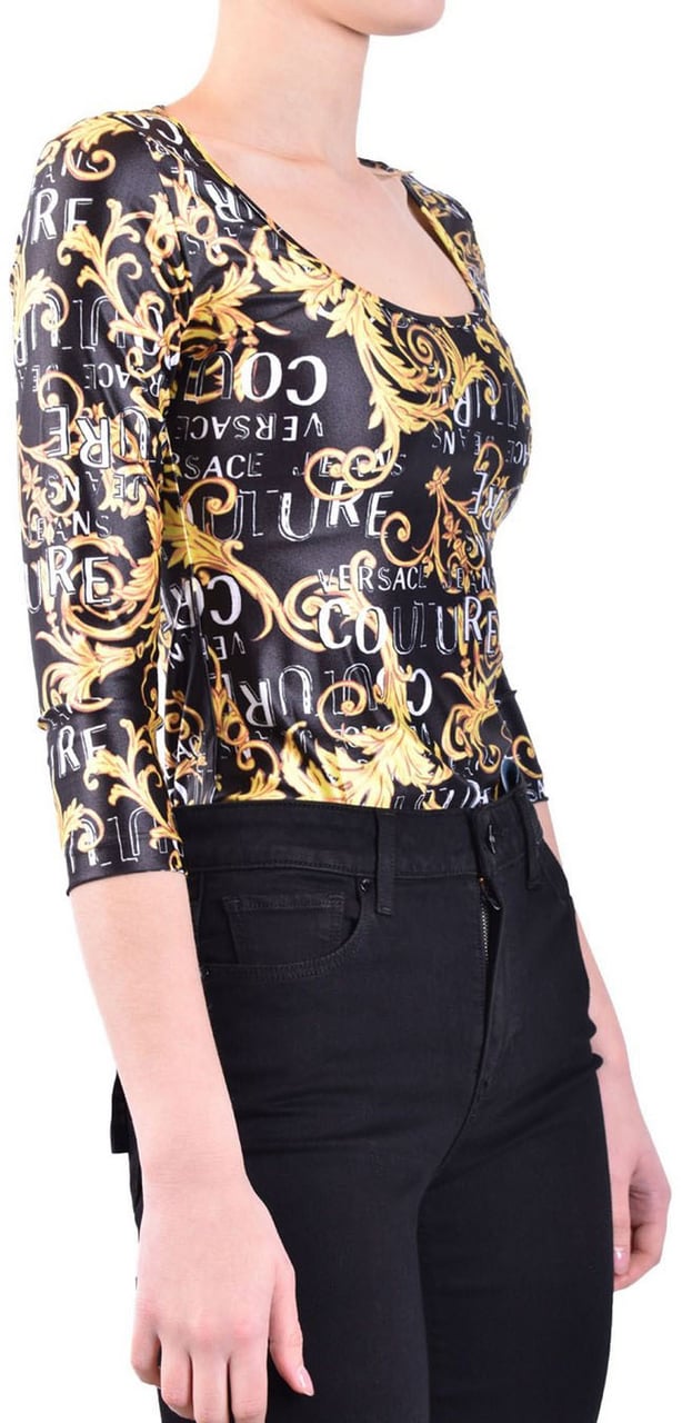 Versace Jeans Couture Top Black Zwart