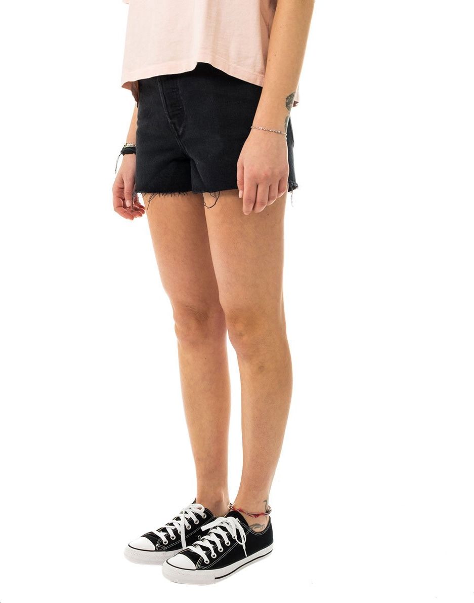 Levi's Shorts Woman ® Ribcage Short 77879-0052 Zwart