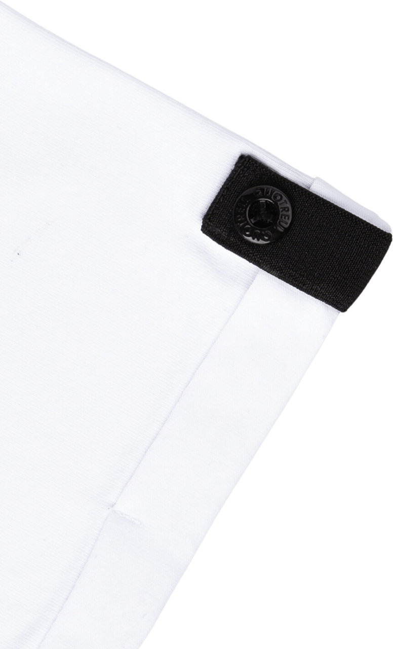Quotrell Basic Garments T-shirt | White/black Wit