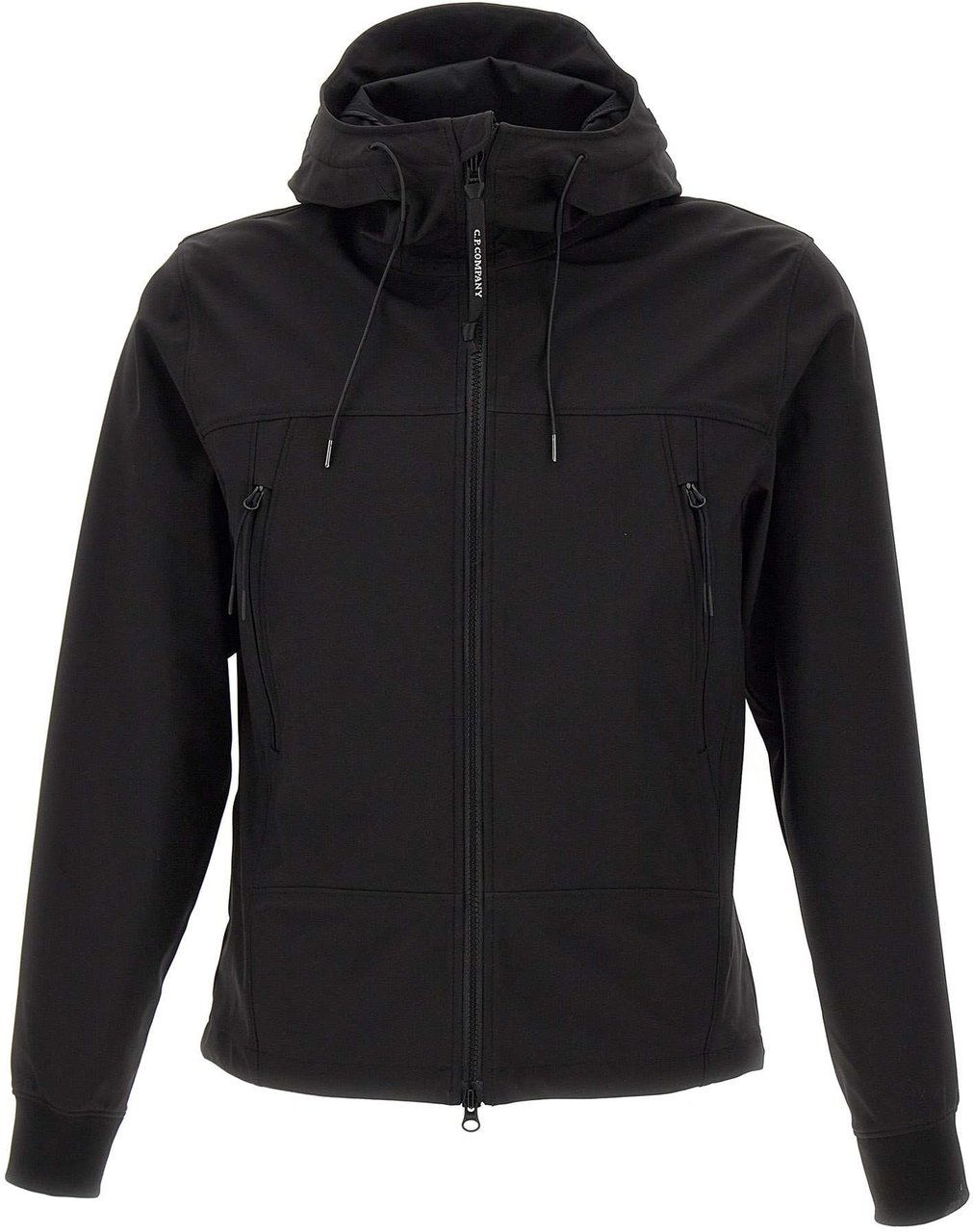 CP Company C.p. Company C.p. Shell-r Goggle Black Hooded Jacket Black Zwart