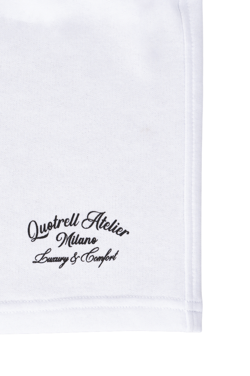 Quotrell Atelier Milano Shorts | White/black Wit