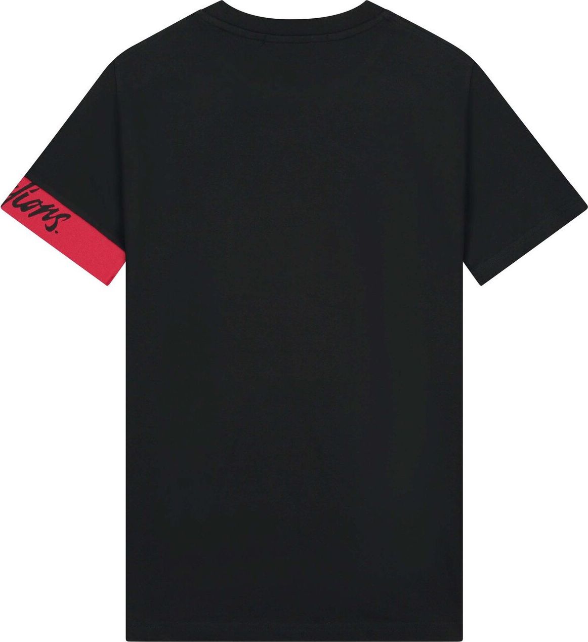 Malelions Captain T-Shirt 2 - Black/Red Zwart