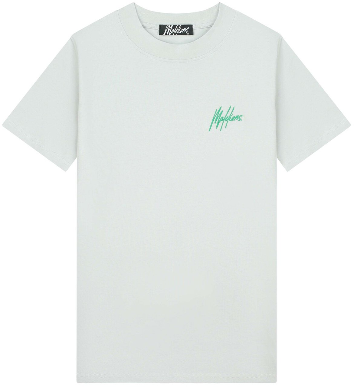 Malelions Studio T-Shirt - Grey/Green Grijs