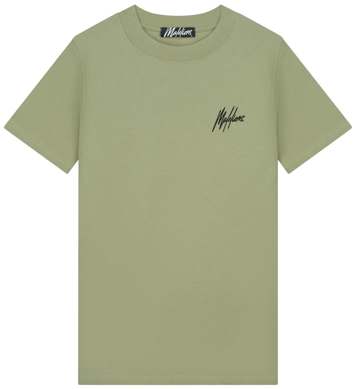 Malelions Studio T-Shirt - Army/Black Groen