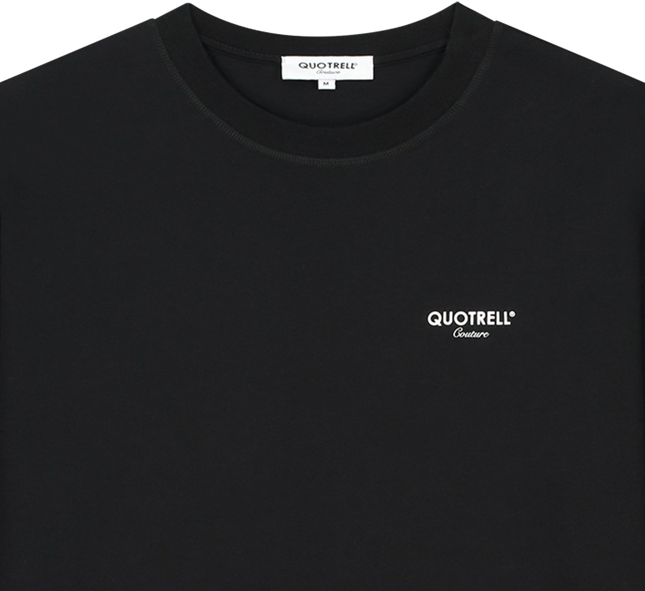 Quotrell Sarasota T-shirt | Black/white Zwart