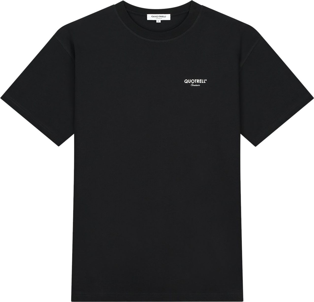 Quotrell Quotrell Couture - Sarasota T-shirt | Black/white Zwart