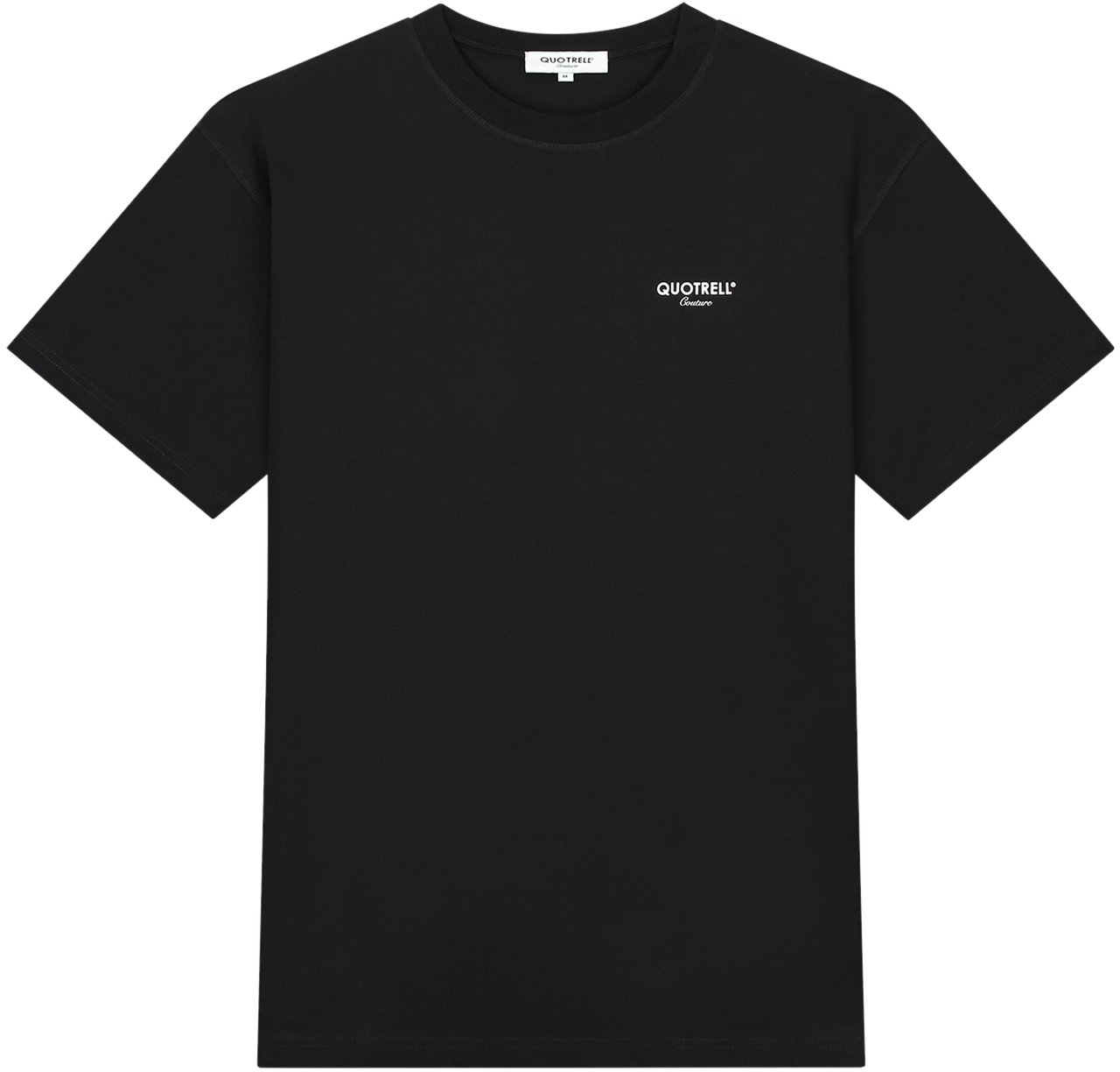 Quotrell Quotrell Couture - Sarasota T-shirt | Black/white Zwart