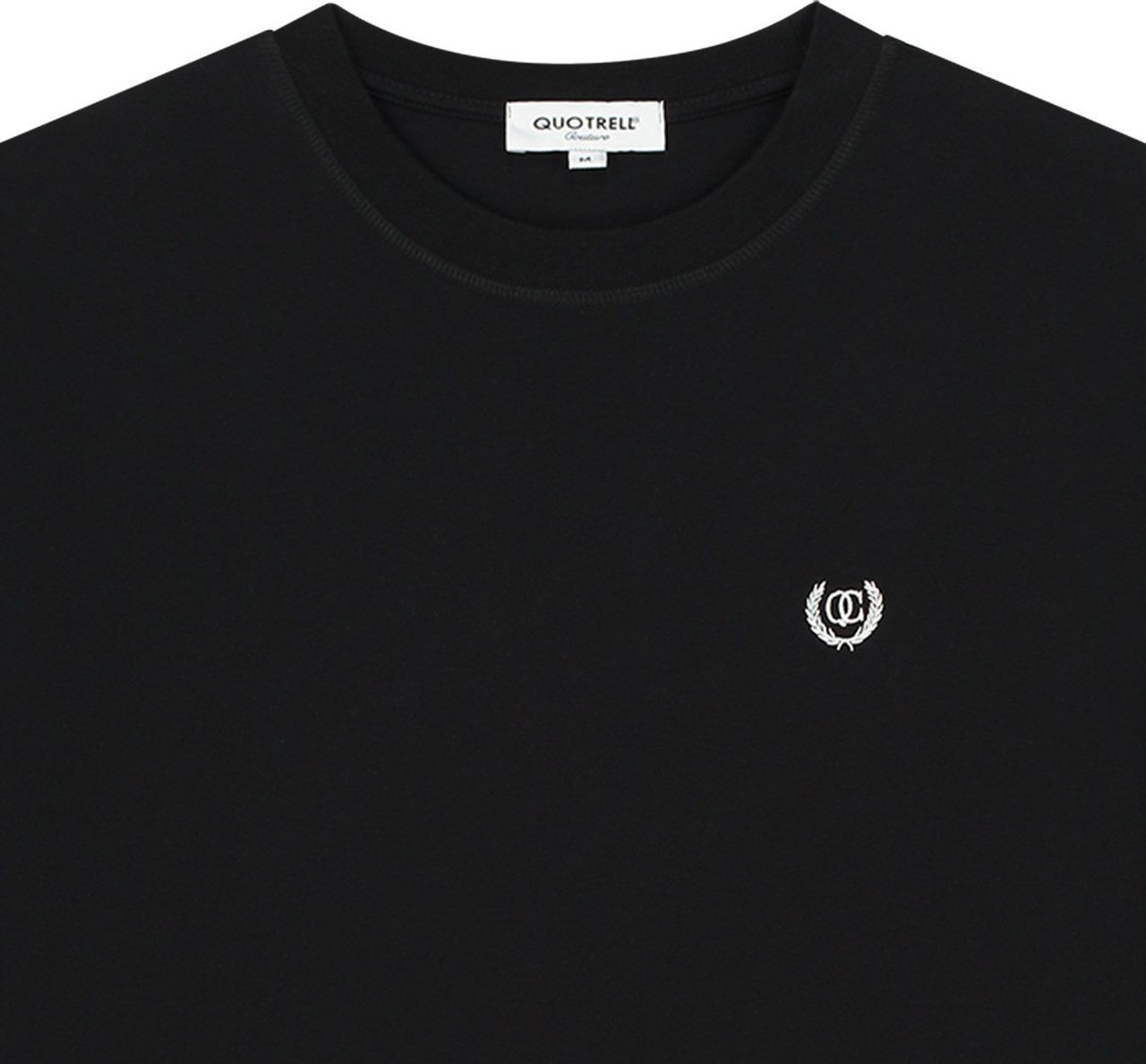 Quotrell Quotrell Couture - Batera T-shirt | Black/white Zwart