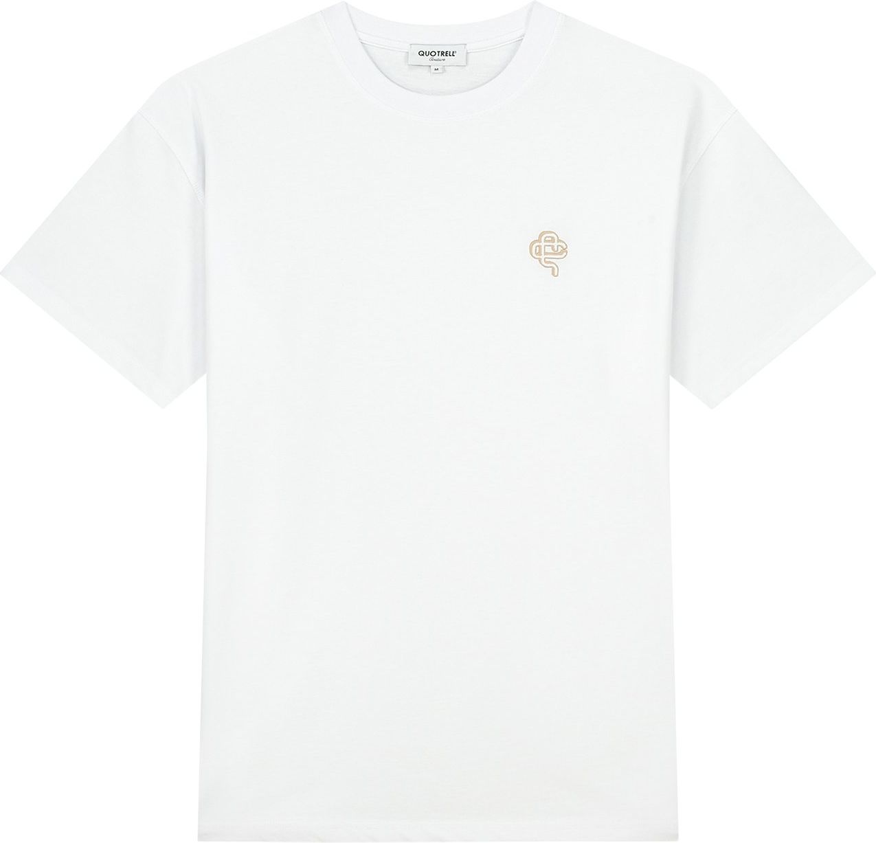 Quotrell Quotrell Couture - Florence T-shirt | White/sand Wit