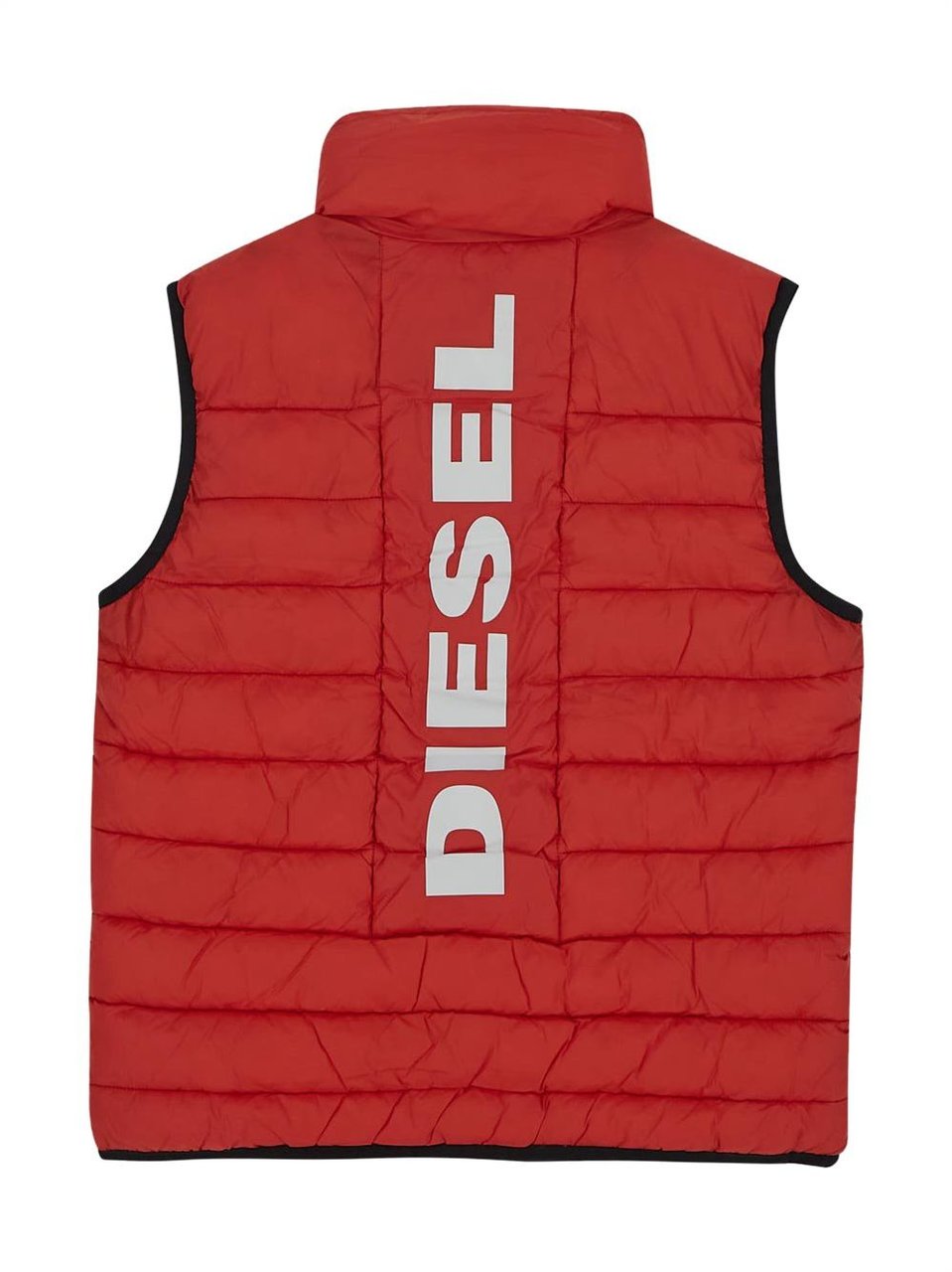 Diesel Sleeveless Down Jacket Rood