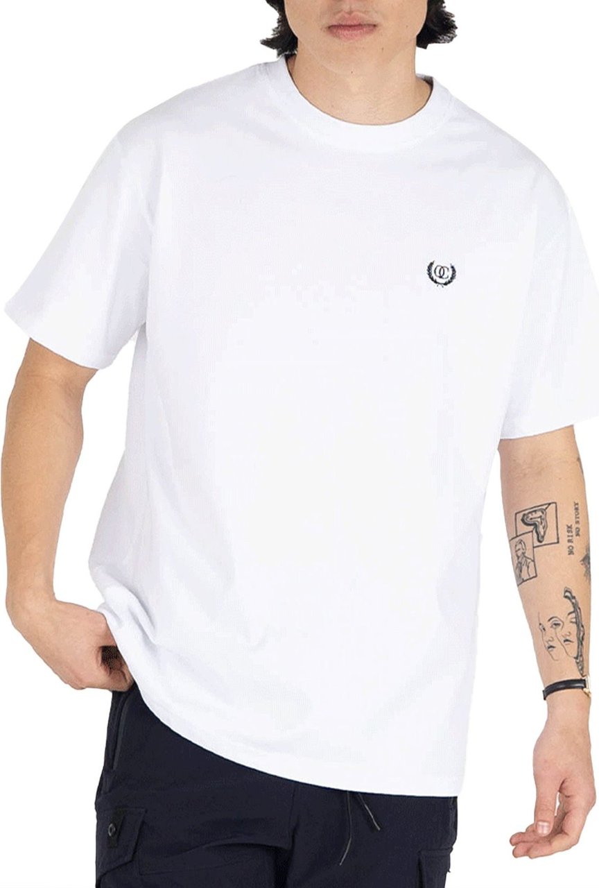 Quotrell Quotrell Couture - Batera T-shirt | White/black Wit