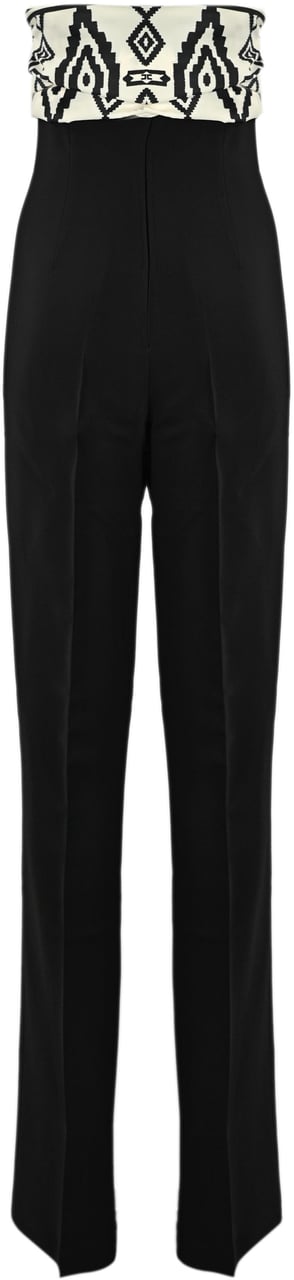 Elisabetta Franchi Trousers Black Zwart