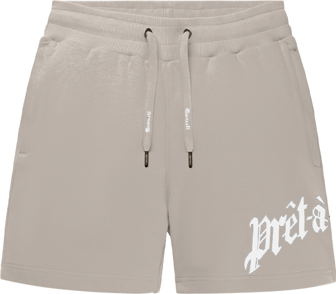 Quotrell Miami Shorts | Taupe/off White Taupe