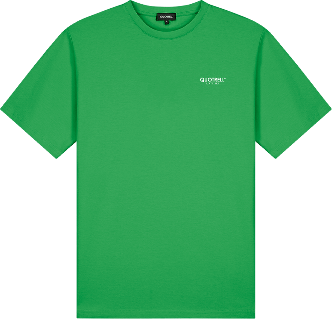 Quotrell L'atelier T-shirt | Green/white Groen