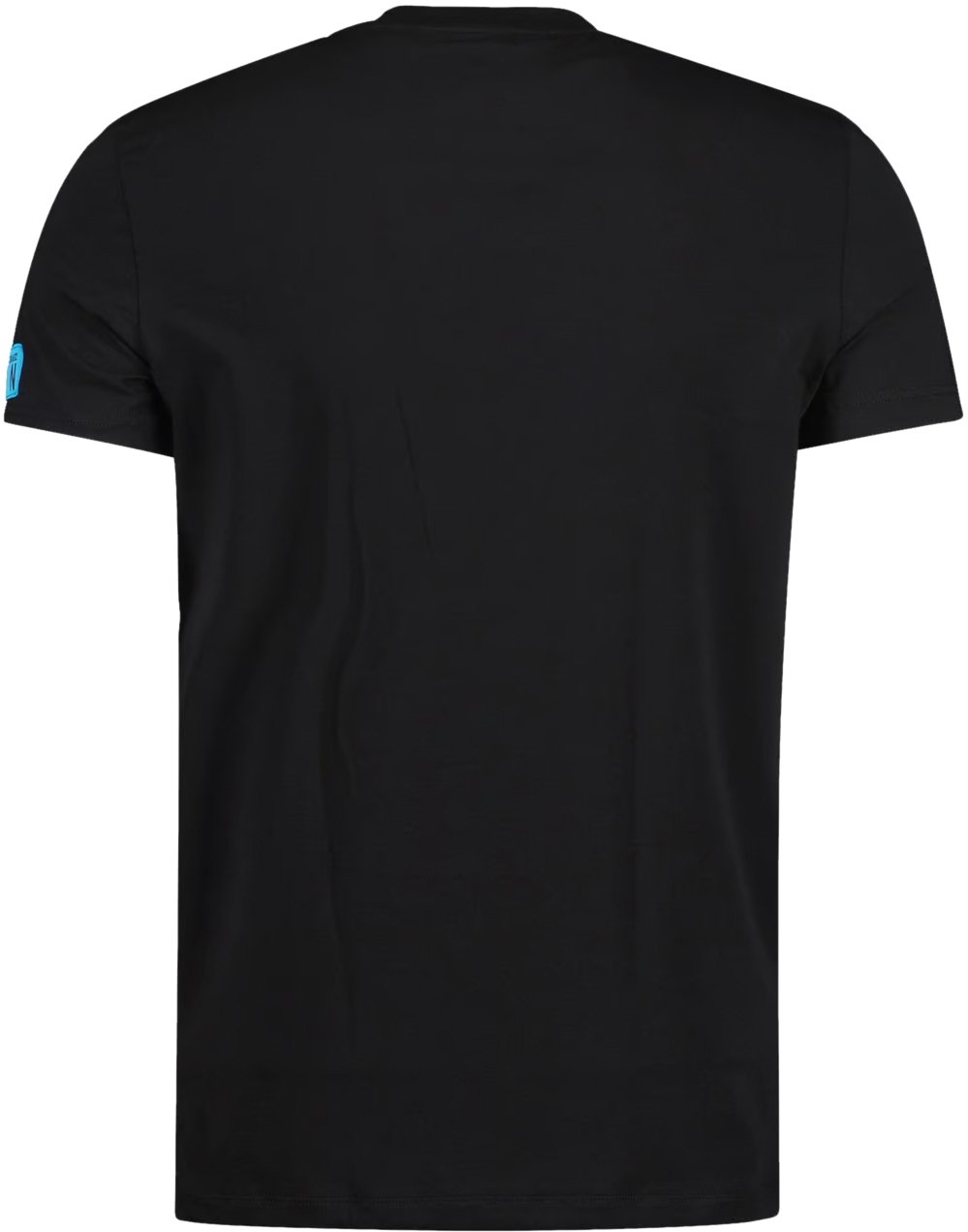 Dsquared2 Round Neck T-Shirt Logo Black/Blue Zwart