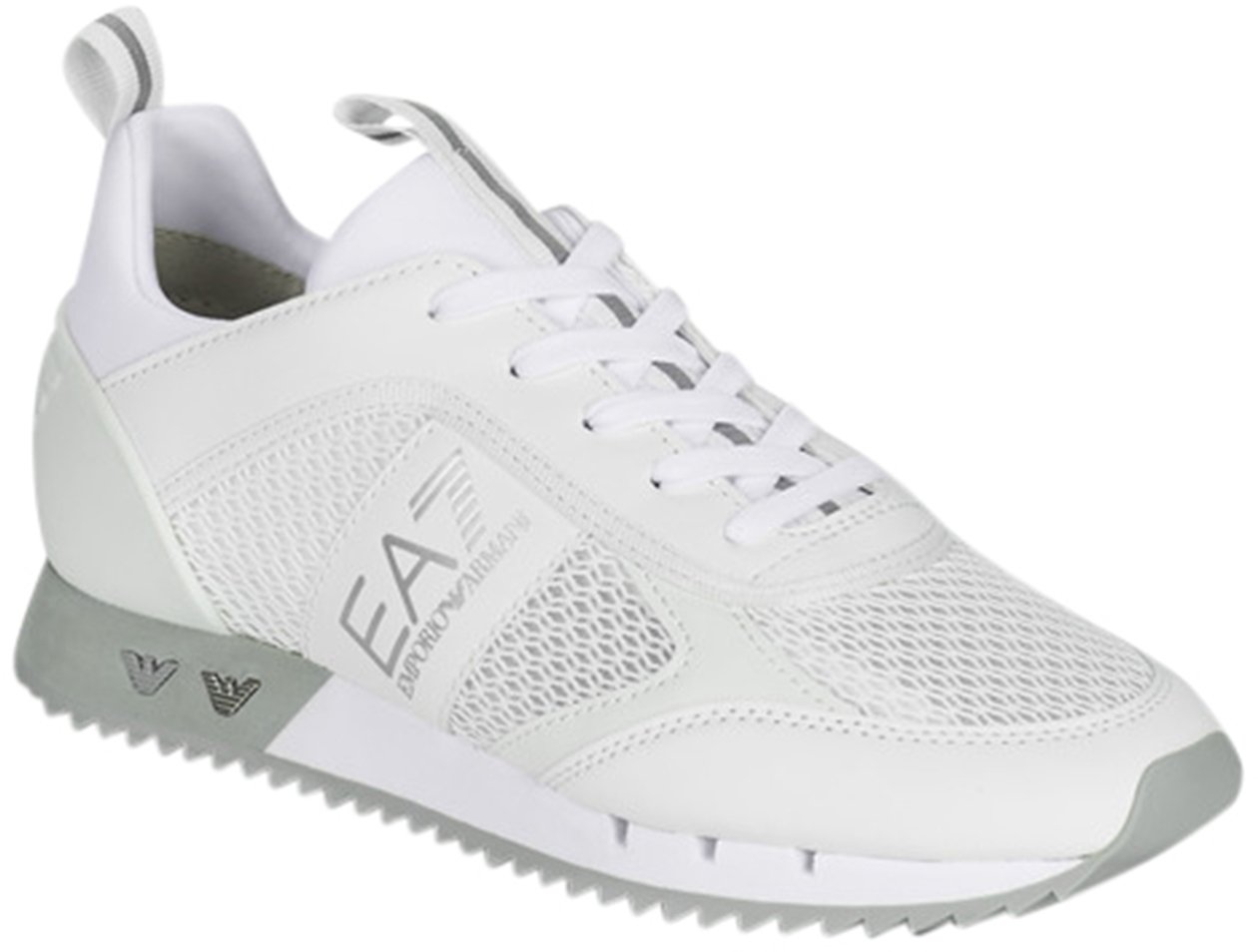 EA7 Sneaker wit/zilver Wit