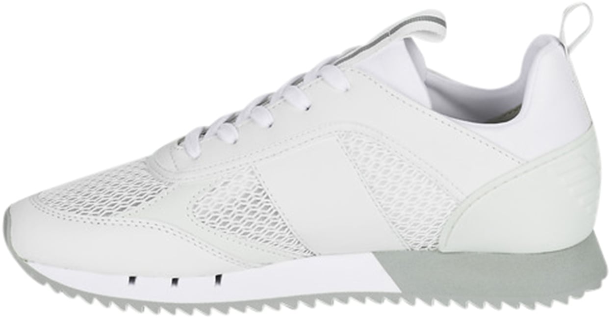 EA7 Sneaker wit/zilver Wit
