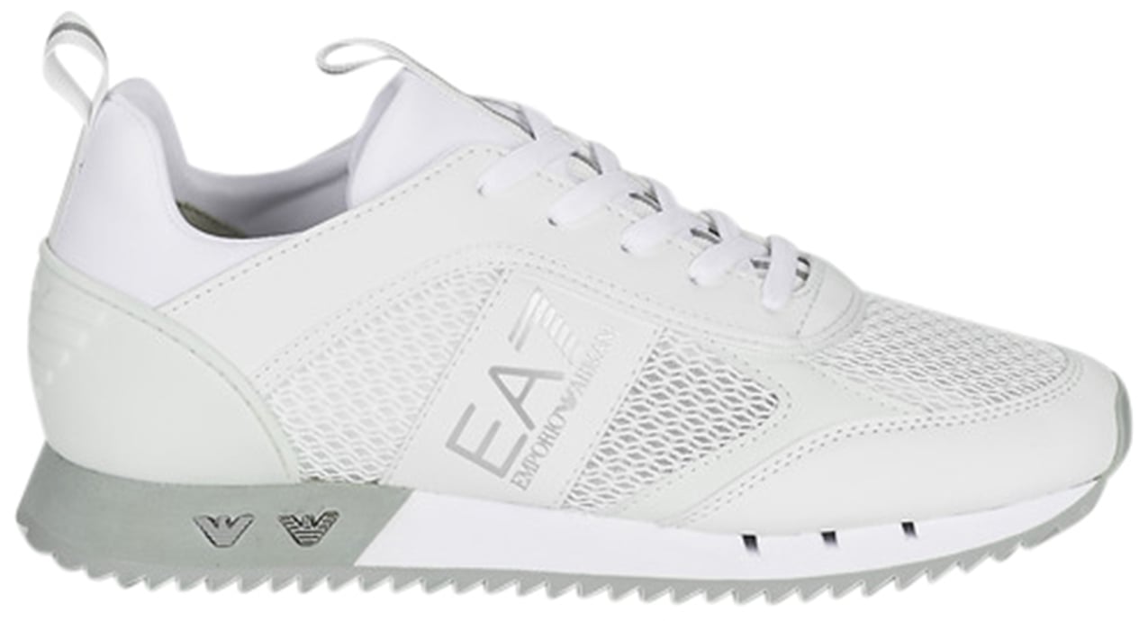 EA7 Sneaker wit/zilver Wit
